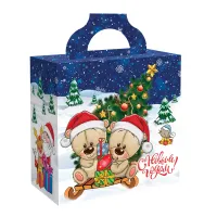 Сладкий новогодний подарок Мишки 600 грамм премиум